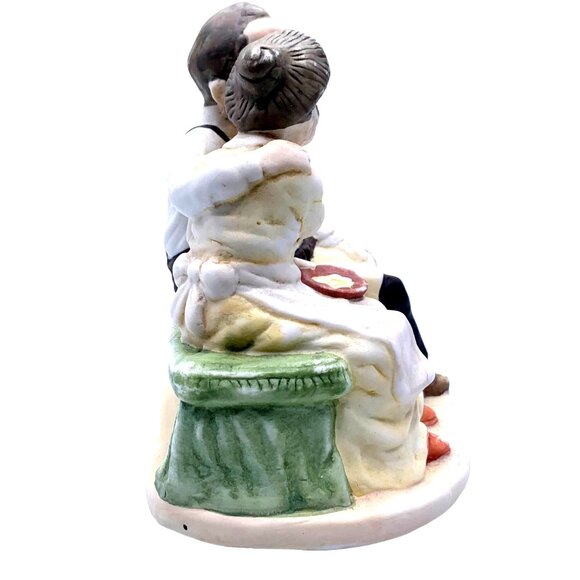 VTG Da Vinci Happy Marriage Grandma Shares Cookies Grandpa Growing Decor Figures - Picture 4 of 7